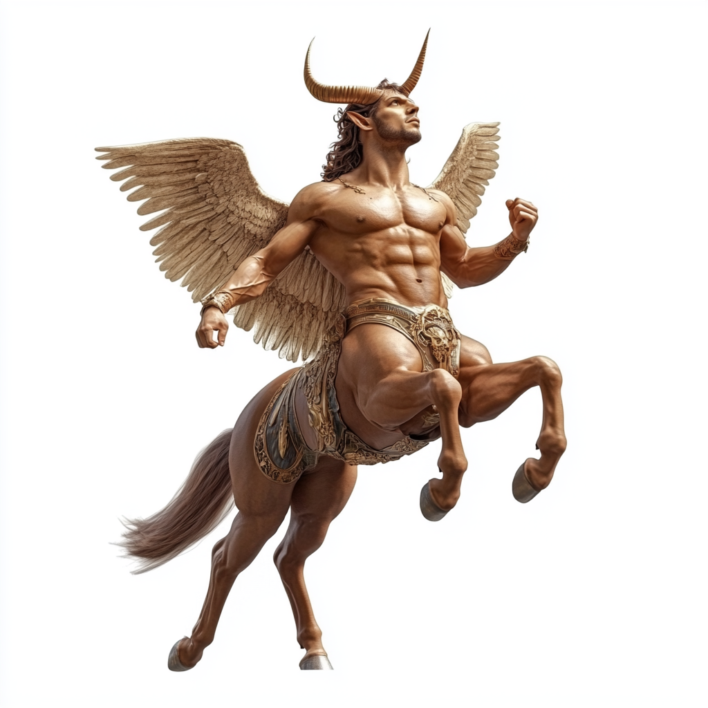 gammal.tech_Photorealistic_of_Centaur_isolated_on_white_backg_d2bce64b-a229-496e-99ab-6c426a3a3e03_0.png